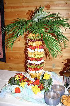 пальма из фруктов фото