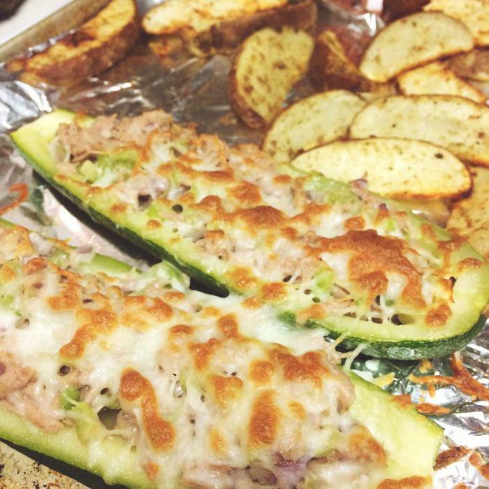 рыба с кабачками в духовке