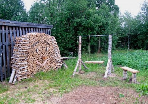 Поленница для дров своими руками с фото или как правильно складывать дрова (поленница, дрова, полено) Поленница для дров своими руками с фото или как правильно складывать дрова