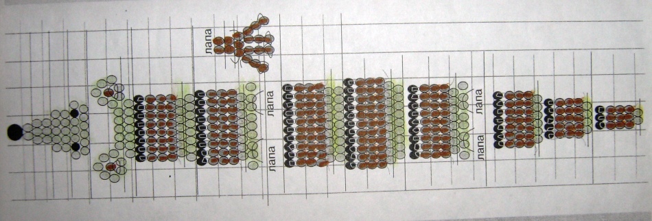 Схема плетения ежика