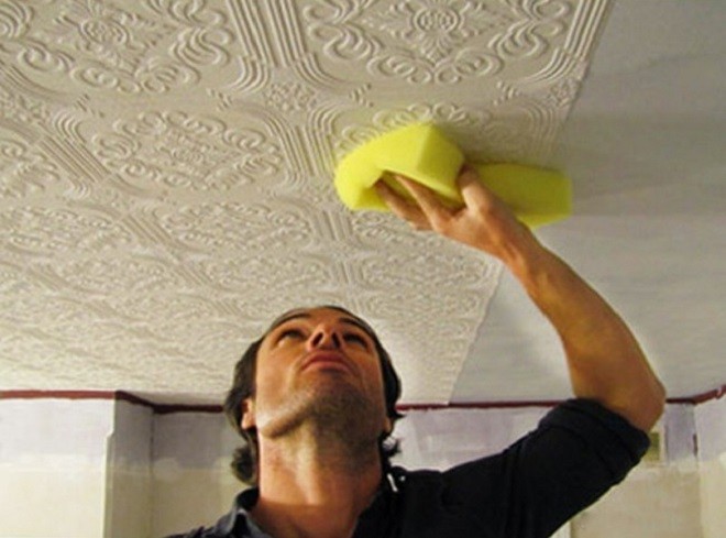 Основные правила ухода за потолочной плиткой