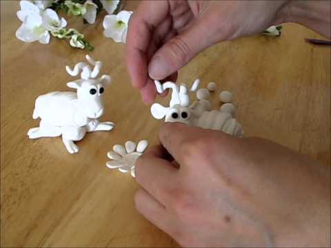 Коза из глины