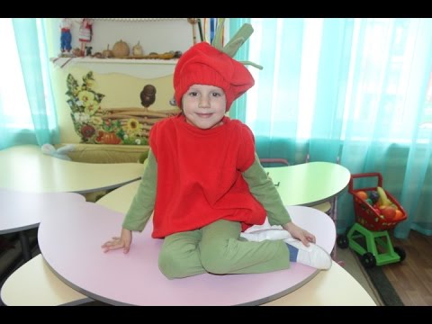 Шью костюм помидора на праздник ОСЕНИ в детский сад