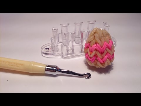 ЯЙЦО на станке МОНСТЕР ТЭИЛ, Радужки Rainbow Loom