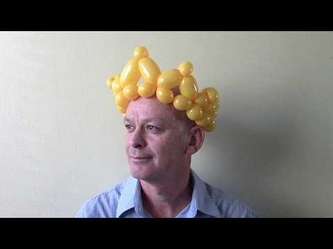Корона из шариков