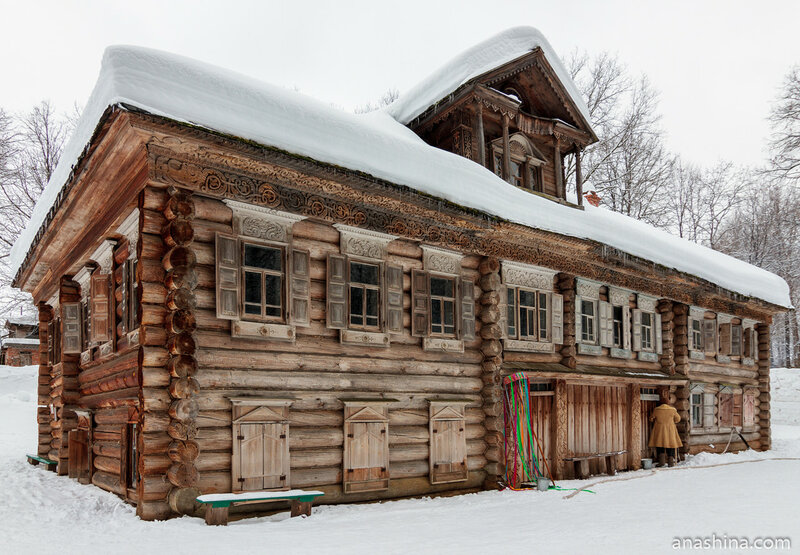 Дом Павловой середины XIX века из деревни Раково Ковернинского района