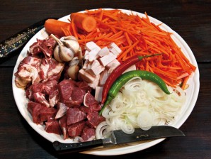 Плов в казане по-узбекски - фото шаг 1