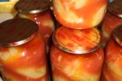 Фаршированные патиссоны на зиму