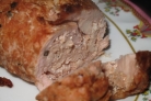 Курица со свининой в духовке
