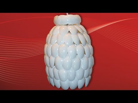 Люстра своими руками. Поделки из пластиковых бутылок