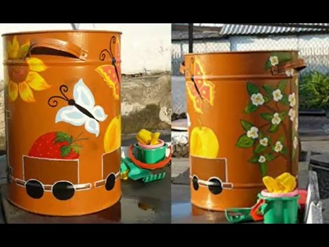 Идеи для творчества-Рисуем на бочках
