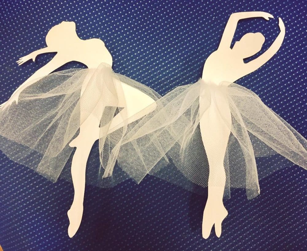 Красивые и оргинальные шаблоны балерин для вырезания из бумаги