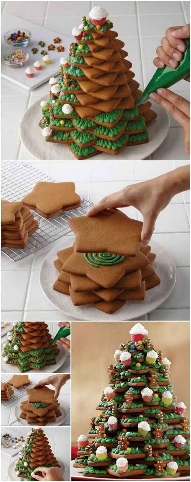 съедобные елки на Новый год