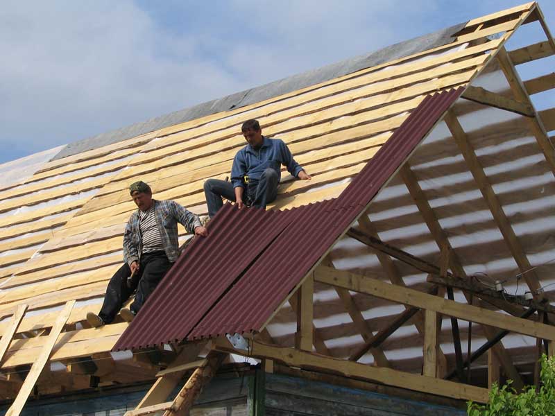 технология покрытия крыши ондулином
