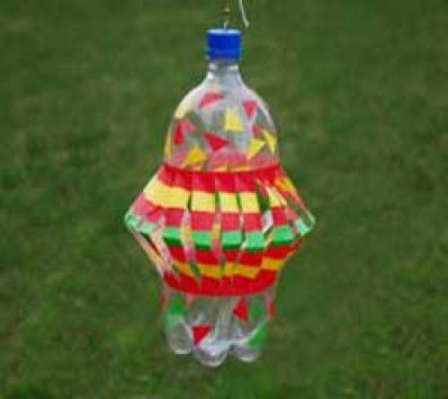 Как сделать вертушок из пластиковой бутылки. Вертушка из пластиковой бутылки