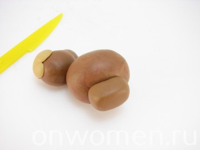 Корова из пластилина
