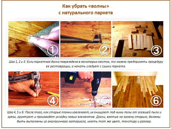 Как убрать «волны» на полу Как убрать «волны» на полу