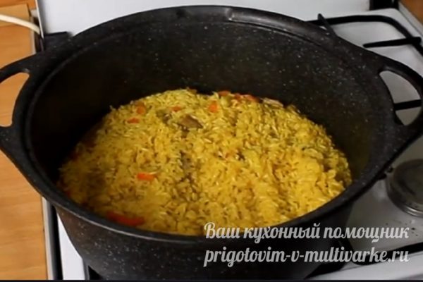 Вкусный плов в казане