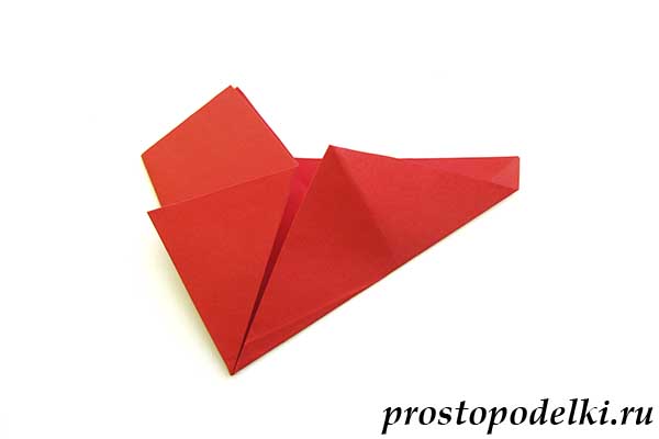 Объемная звезда оригами-08