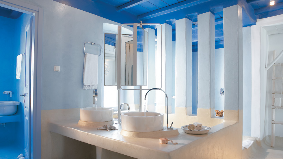 Ванная комната в греческом стиле