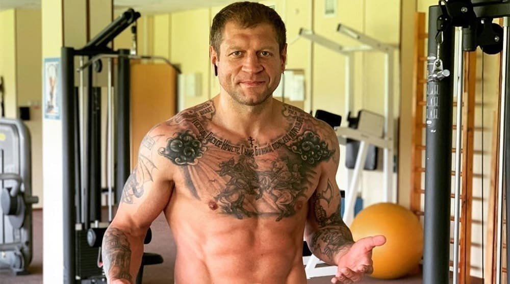 Емельяненко с Кадыровым на ринге - Фото из Instagram Александра Емельяненко