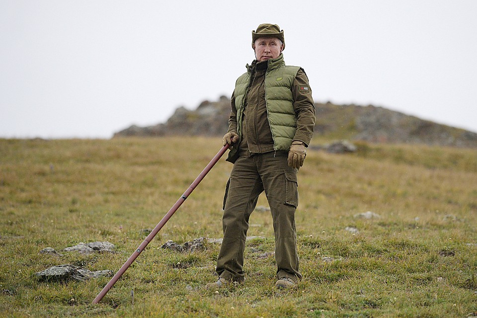 В свой день рождения Владимир Путин традиционно отправляется в сибирские горы. Фото: Алексей Дружинин/ТАСС 