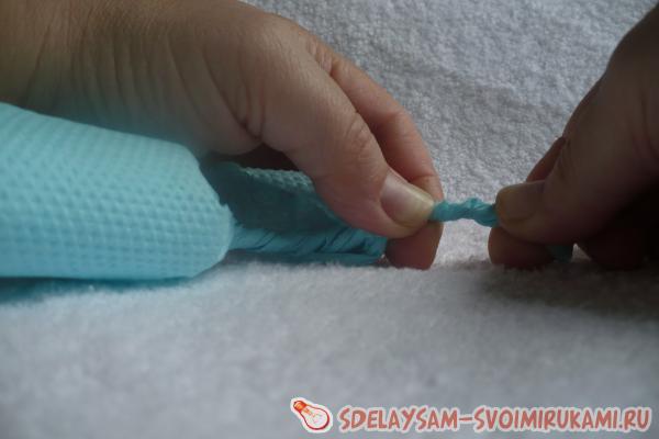 Роза из бумажной салфетки Роза из бумажной салфетки