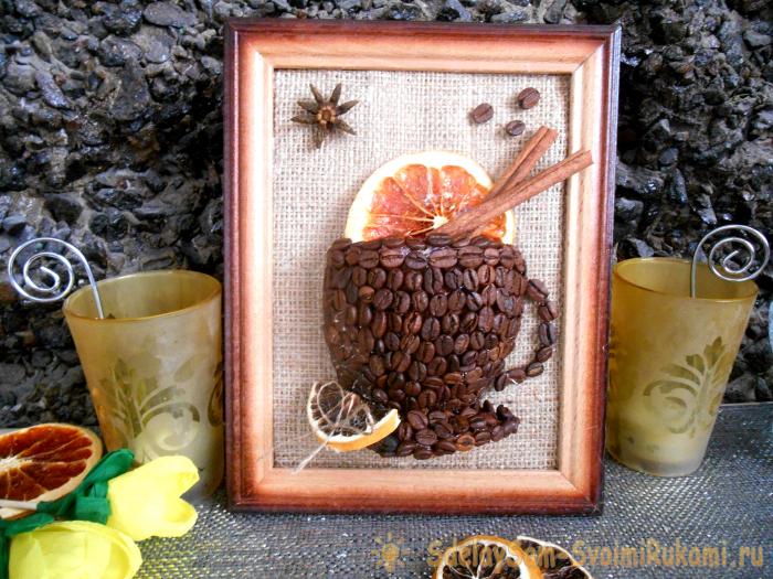 Кофейное панно на кухню Кофейное панно на кухню