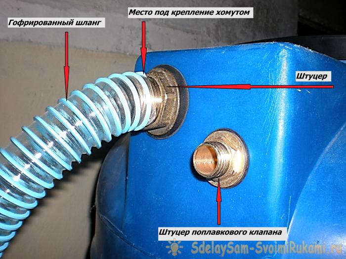 Вариант аварийного слива