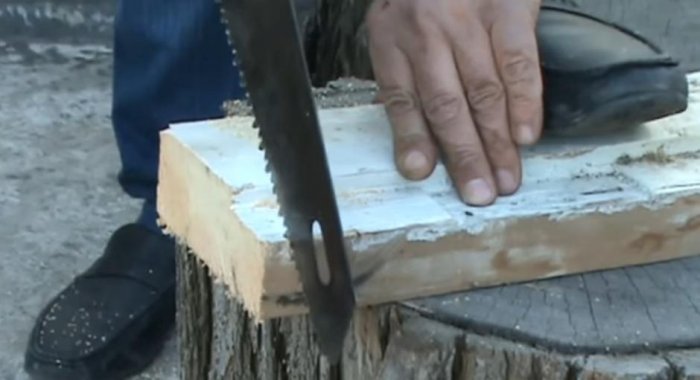 Быстрый способ заточки ручной пилы болгаркой
