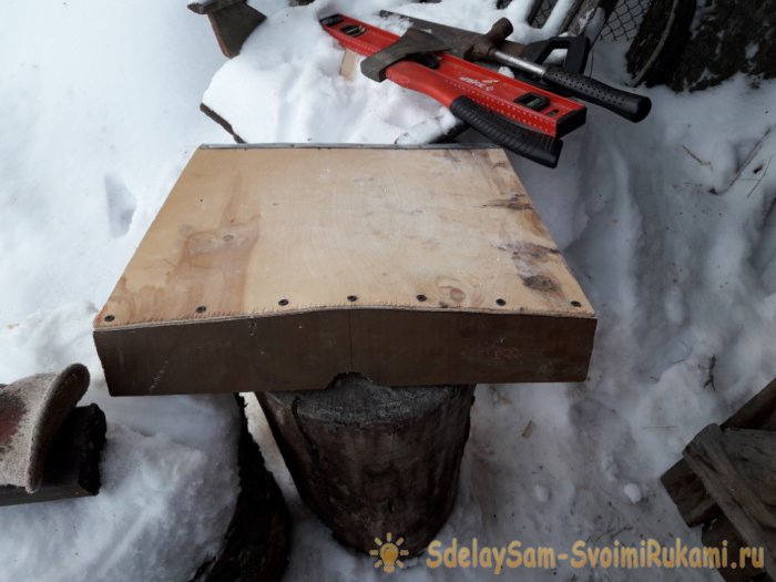 Снеговая лопата из фанеры своими руками – Как сделать лопату для снега .