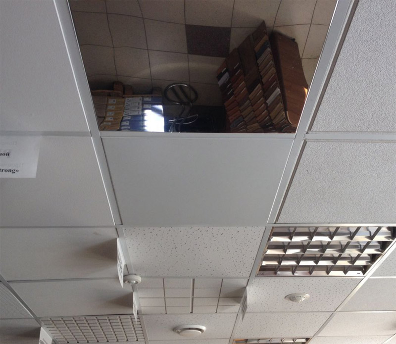 Плиточный подвесной потолок