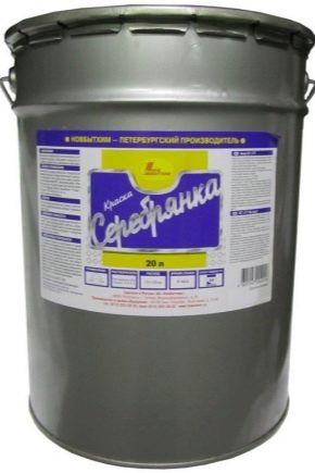 Краска серебрянка: виды и применение