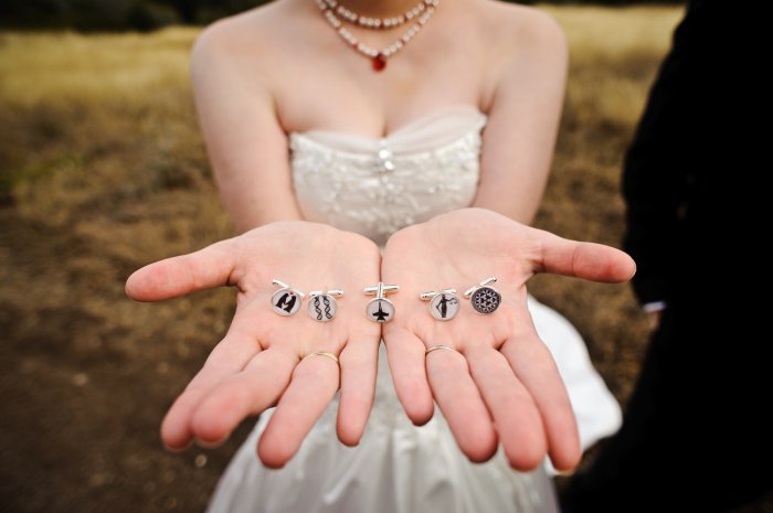 Запонки для жениха своими руками