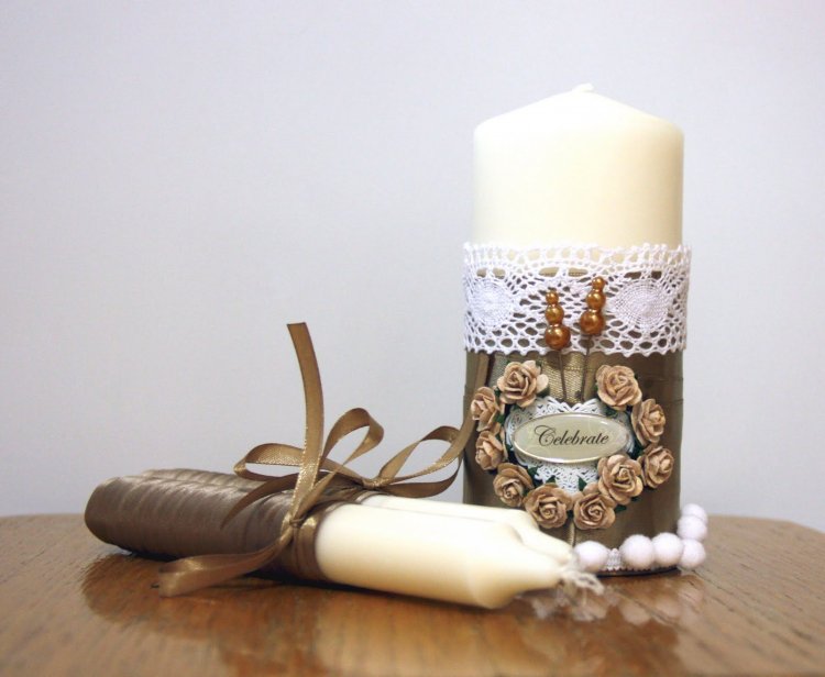 Свечи для семейного очага своими руками