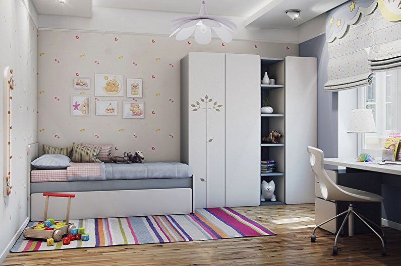 Дизайн маленькой детской комнаты - Цветовые решения