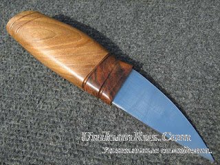 нож с рукоятью из королевского палисандра