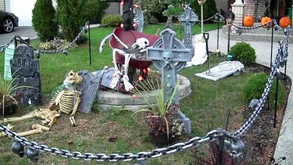 Декор на Hallowen для двора Декор на Hallowen для двора