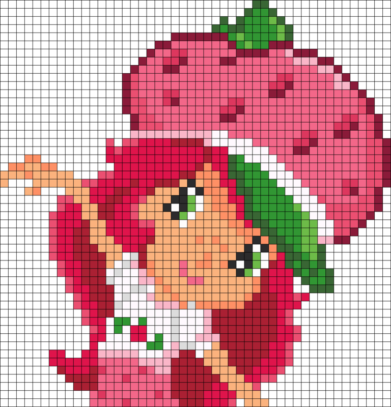17581_Elsa_from_Frozen_for_Perler Рисунки по клеточкам: девочки