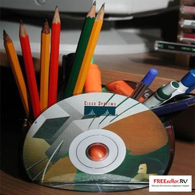 Изготовление самодельной подставки из CD дисков