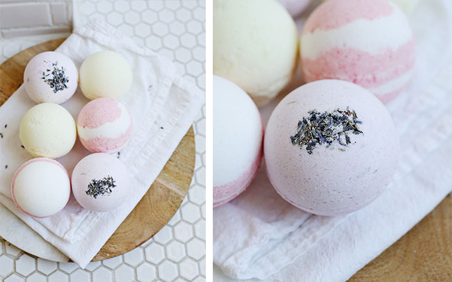 homemade bath bomb