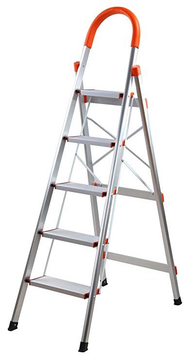 SHAREWIN Aluminum Step Ladder Folding Home Ladder
