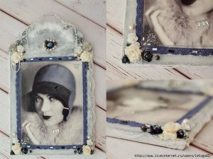 Декупаж фоторамки - 30 красивых идей и простые мастер-классы